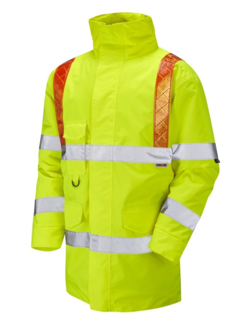 Leo Putford Orange Brace Anorak Yellow High Visibility